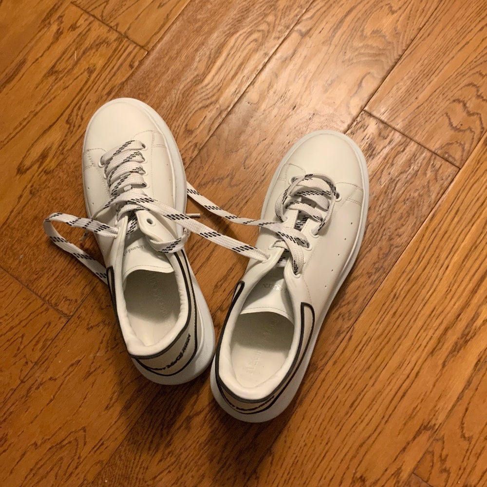 White Alexander McQueen men shoes